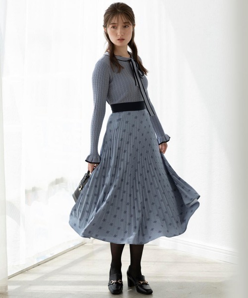 「MISCH MASCH」 プリーツスカート SMALL ブラウン系その他 レディース_画像4