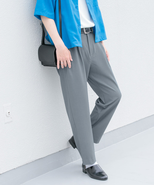 「SENSE OF PLACE by URBAN RESEARCH」 スラックス LARGE チャコールグレー メンズ_画像2