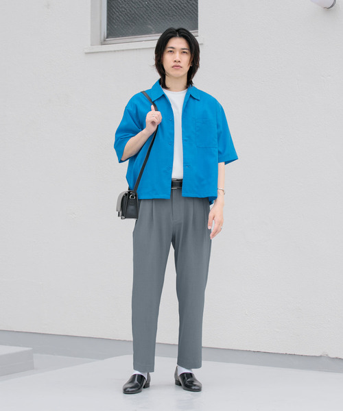 「SENSE OF PLACE by URBAN RESEARCH」 スラックス LARGE チャコールグレー メンズ_画像7