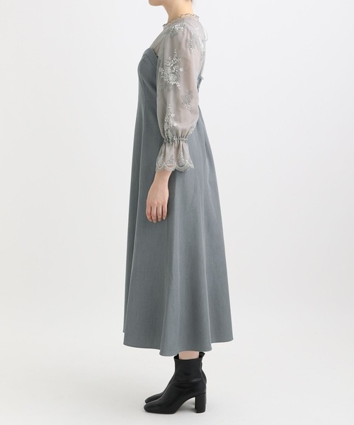 「mysty woman」 ドッキングワンピース FREE ブラック レディース_画像7