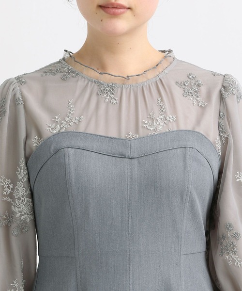 「mysty woman」 ドッキングワンピース FREE ブラック レディース_画像9