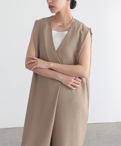 「for/c」 オールインワン M ライトブラウン レディース_画像6