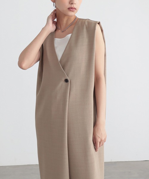 「for/c」 オールインワン M ライトブラウン レディース_画像8