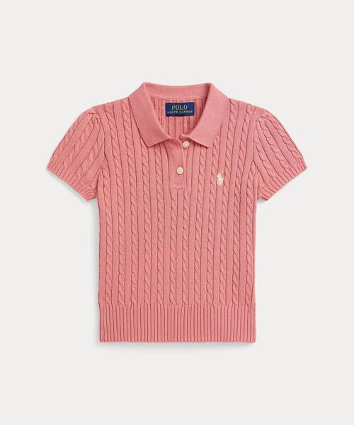 Polo Ralph Lauren Childrenswear - 編み物 ティーシャツ ミニ有線テレビ 綿織物 Polo ティーシャツ キッズ 小わっぱ服 うしろ帯 セーター-子ども服、シューズ-ベビー、キッズ、マタニティ
