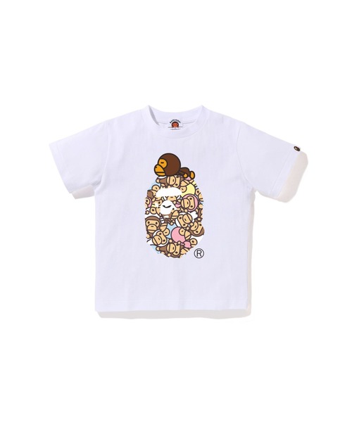 A BATHING APE（アベイシングエイプ） tシャツ ALL BABY MILO MULTI