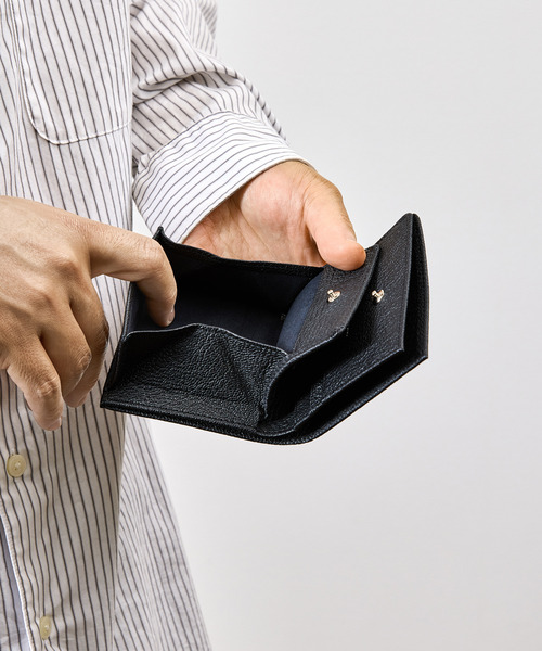 SLOW ウォレット　黒　コンパクト　財布 cordovan - mini wallet -｜SLOW – スロウ 公式ECサイト | 革製の