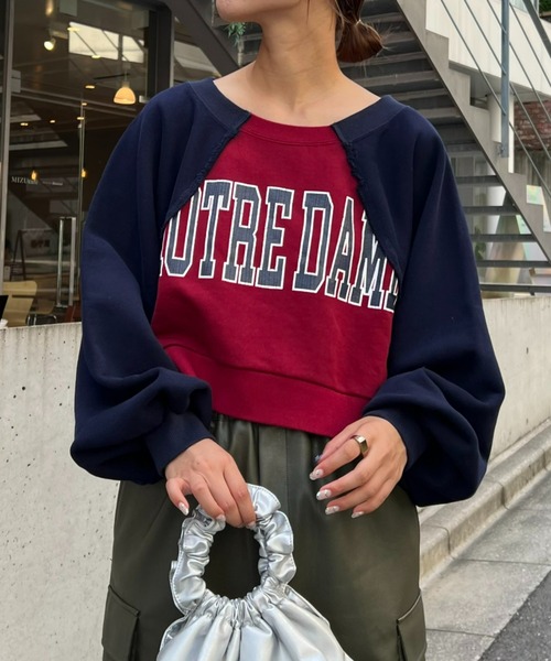 「etsinta」 スウェットカットソー ONE SIZE ホワイト レディース_画像3