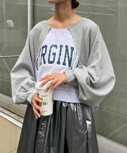 「etsinta」 スウェットカットソー ONE SIZE ホワイト レディース_画像4