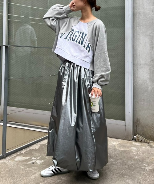 「etsinta」 スウェットカットソー ONE SIZE ホワイト レディース_画像10