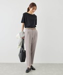 tシャツ 60シルケットボートネックハーフスリ...の詳細画像2