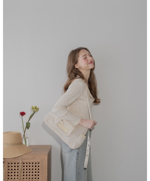 Jumelle ブラウン ショルダーバッグ クシュデザイン JUMELLE（ジュメロ