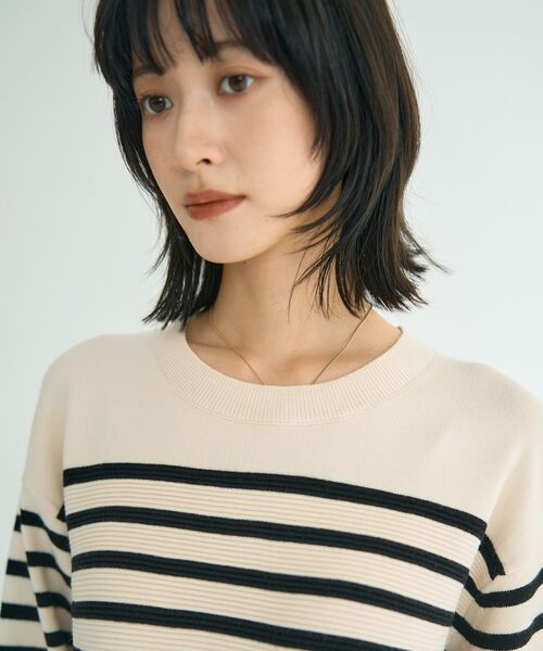 「YECCA VECCA」 長袖ニット FREE ライトブルー レディース_画像6