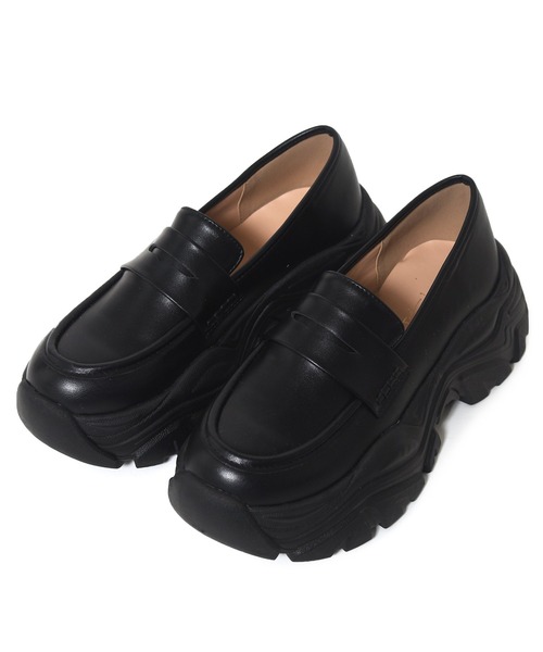 「w closet」 シューズ M ブラック レディース_画像7
