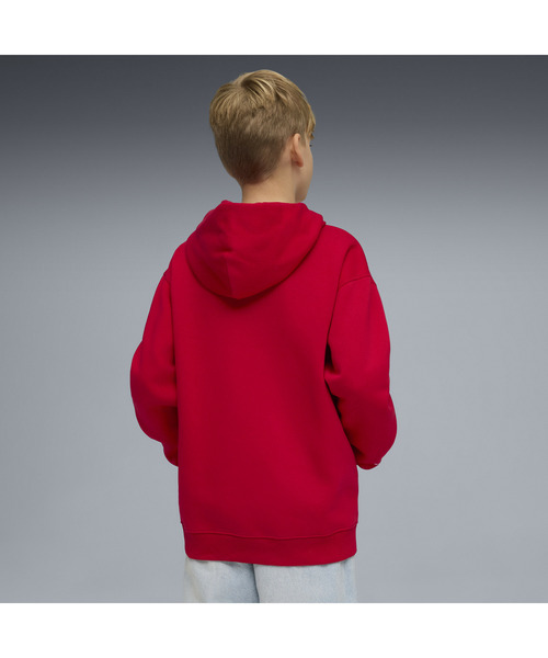 パーカー PUMA プーマ キッズ フェラーリ カラード シールド フーディ 128-164cm Ferrari Ki キッズ 子供服 男の子 女の子の画像