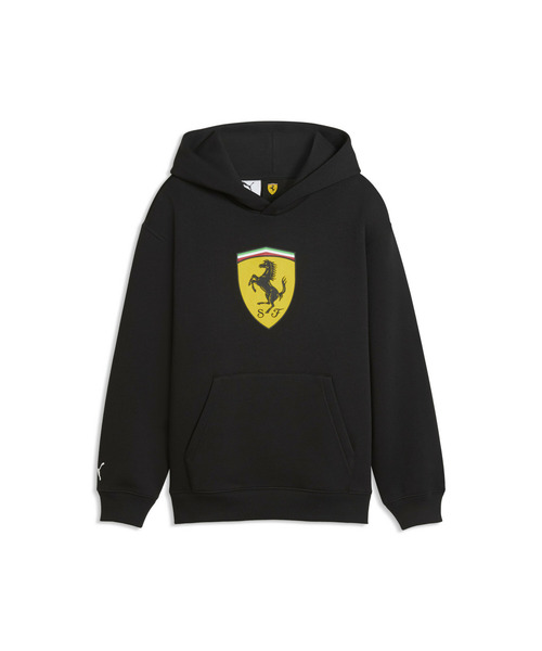 パーカー PUMA プーマ キッズ フェラーリ カラード シールド フーディ 128-164cm Ferrari Ki キッズ 子供服 男の子 女の子の画像