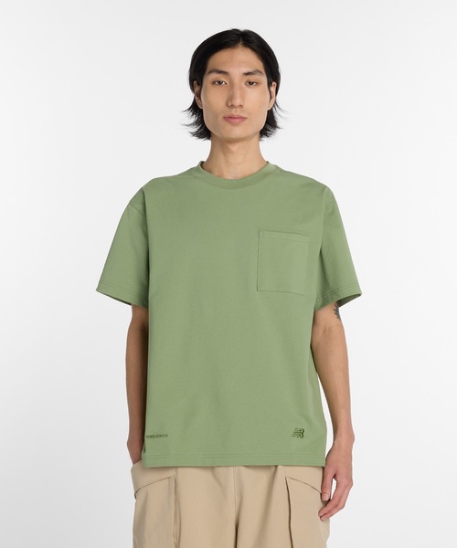 New Balance（ニューバランス） tシャツ NB GREY ポケットTシャツ