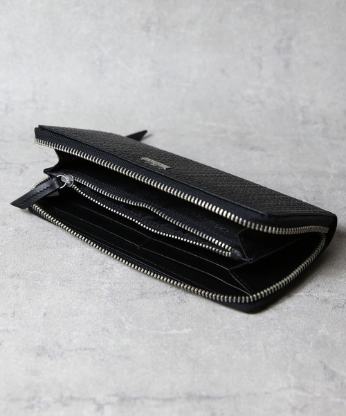 【極美品】CK   ラウンドファスナー長財布 ブラック Calvin Klein（カルバン・クライン） ミニ 長財布 財布 ラウンド