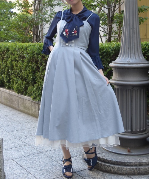 axes femme（アクシーズ ファム） ワンピース バックシャンキャミ