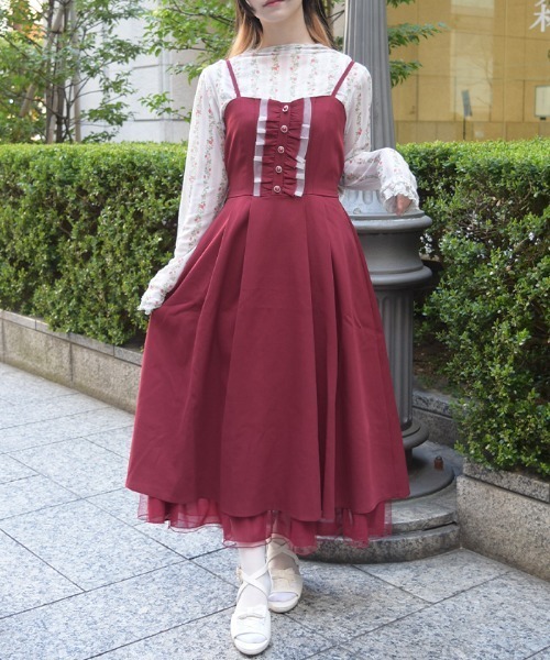 axes femme(アクシーズ ファム) ワンピース バックシャンキャミ axes femme(アクシーズ ファム) ワンピース バックシャンキャミ