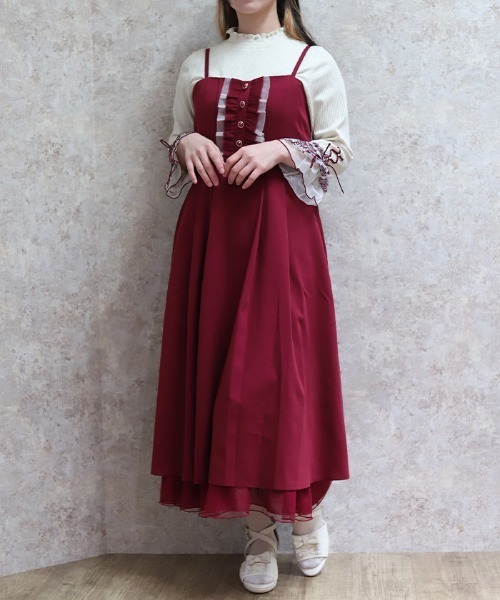 axes femme（アクシーズ ファム） ワンピース バックシャンキャミ