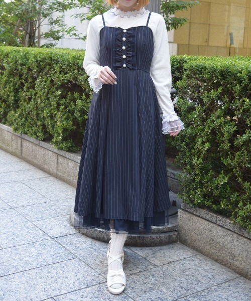 axes femme（アクシーズ ファム） ワンピース バックシャンキャミ