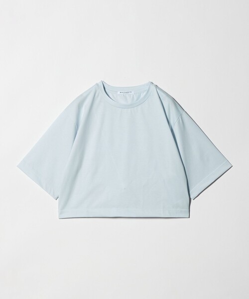 tシャツ コットンポリエステル クロップド Tシャツ レディースの画像