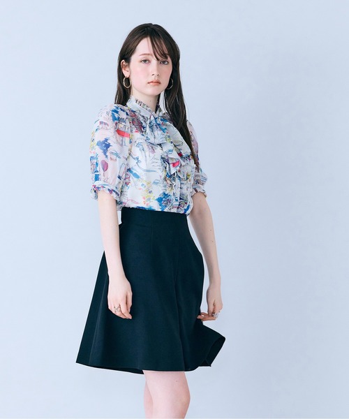 Audie a Muses（オーディア ミューズ） ブラウス シャツ 半袖 パリ