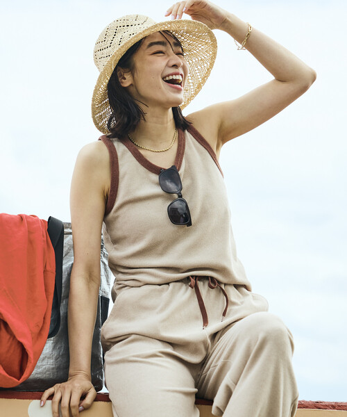 tシャツ 「Beach ＆ Festival」パイルセットアップ レディースの画像