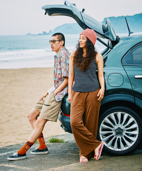 tシャツ 「Beach ＆ Festival」パイルセットアップ レディースの画像