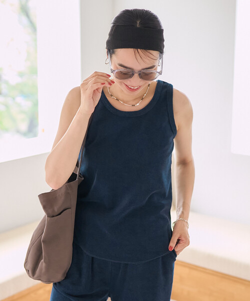 tシャツ 「Beach ＆ Festival」パイルセットアップ レディースの画像