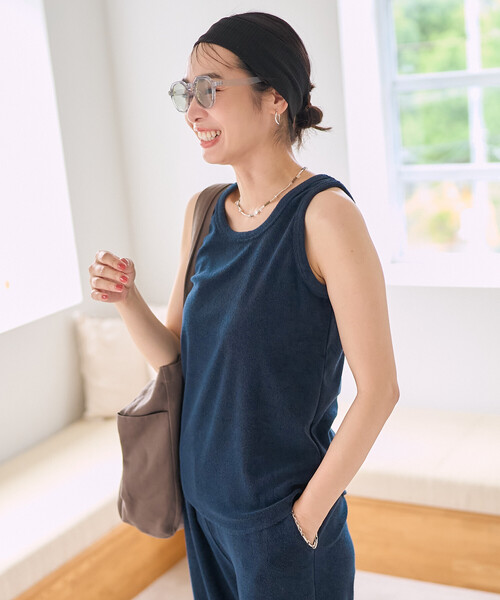 tシャツ 「Beach ＆ Festival」パイルセットアップ レディースの画像