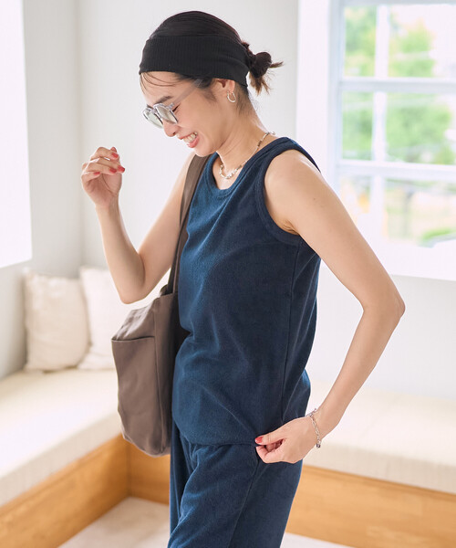 tシャツ 「Beach ＆ Festival」パイルセットアップ レディースの画像