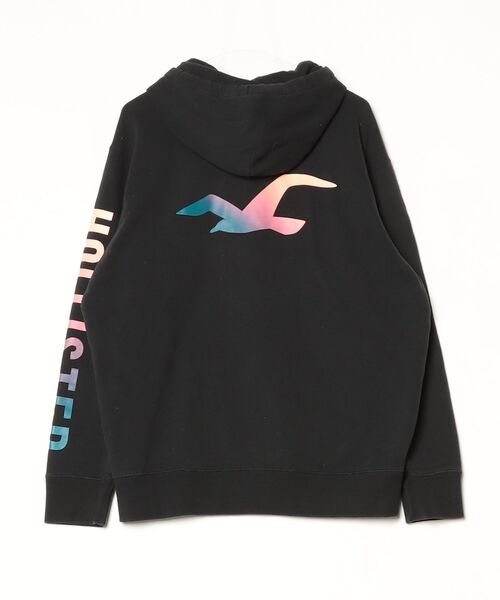 Hollister 「Hollister」 ワンポイントプルオーバーパーカー X-LARGE