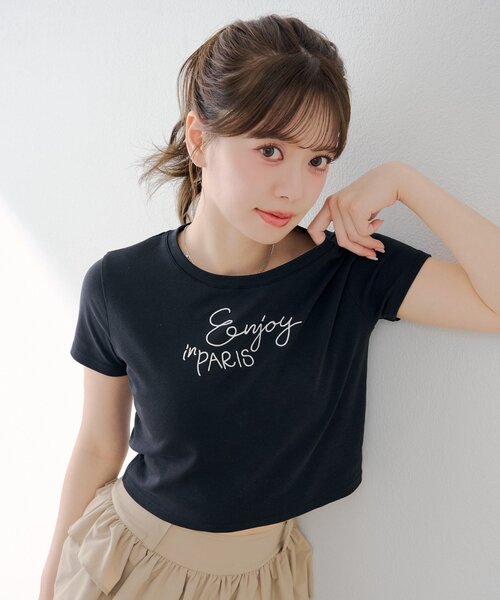 入手困難完売品　大人気　darc sport レディース　シャツ　チビT Chico（チコ） tシャツ ロゴ刺繍チビT レディース : ZOZOTOWN Yahoo!店
