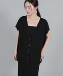ベスト ジレ 「Et」Oversized V-...の詳細画像5
