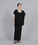 ベスト ジレ 「Et」Oversized V-...の詳細画像1