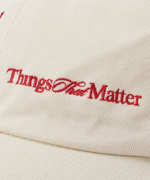 「THINGS THAT MATTER」 キャップ FREE ピンク レディース_画像9