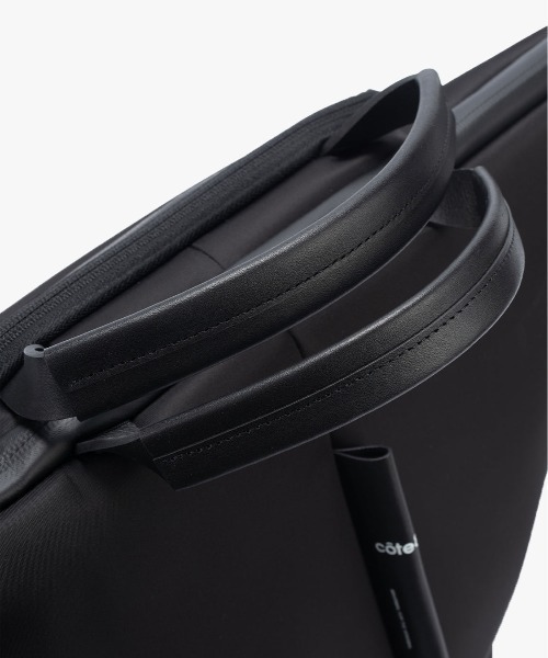 トートバッグ 「cote＆ciel/コートエシエル」 Tamu Sleek Black メンズ レディースの画像