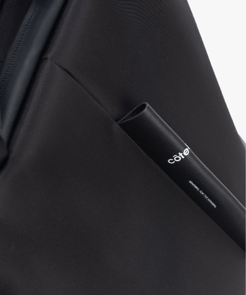 トートバッグ 「cote＆ciel/コートエシエル」 Tamu Sleek Black メンズ レディースの画像