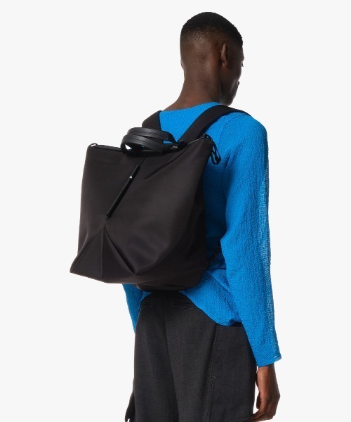トートバッグ 「cote＆ciel/コートエシエル」 Tamu Sleek Black メンズ レディースの画像