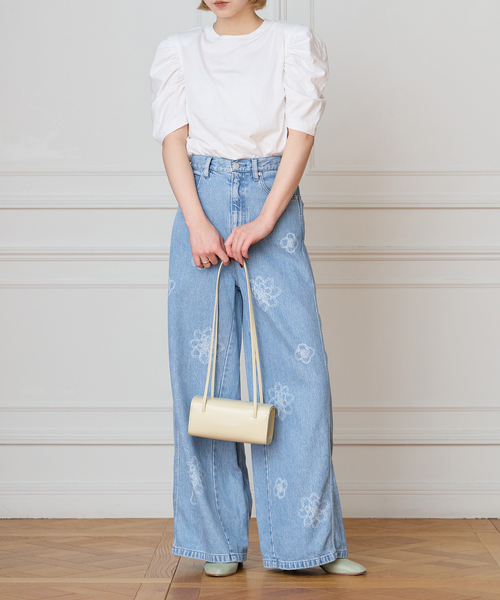 tシャツ CURRENTAGE カレンテージ puff tee A2561UTS419 レディースの画像