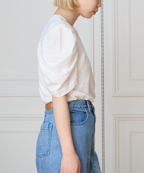 tシャツ CURRENTAGE カレンテージ puff tee A2561UTS419 レディースの画像
