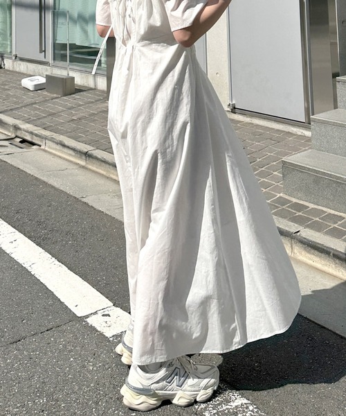 「Alley by w closet」 半袖ワンピース FREE ライム レディース_画像9