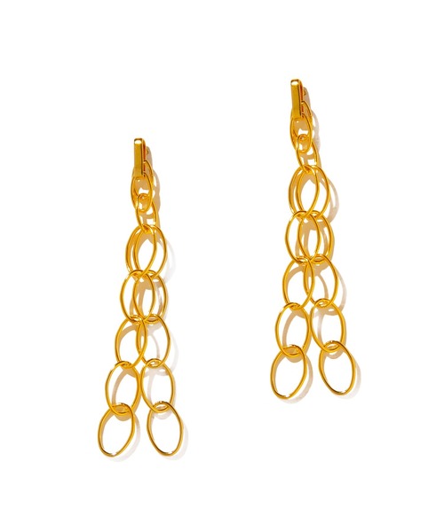 ピアス 「les bon bon」botanica halo echo pierce/ボタニカ ヘイロー エコー ピアス ゴールド BOB975の画像