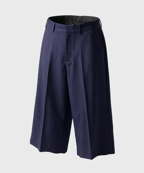 ワイドパンツ パンツ NOCTO ARCHIVE/ノクト アーカイブ 3/4 Stripe Slacks Shorts メンズ レディース | NOCTO ARCHIVE
