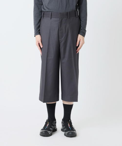ワイドパンツ パンツ NOCTO ARCHIVE/ノクト アーカイブ 3/4 Stripe Slacks Shorts メンズ レディース | NOCTO ARCHIVE | 03