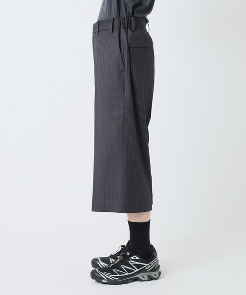 ワイドパンツ パンツ NOCTO ARCHIVE/ノクト アーカイブ 3/4 Stripe Slacks Shorts メンズ レディース | NOCTO ARCHIVE | 04