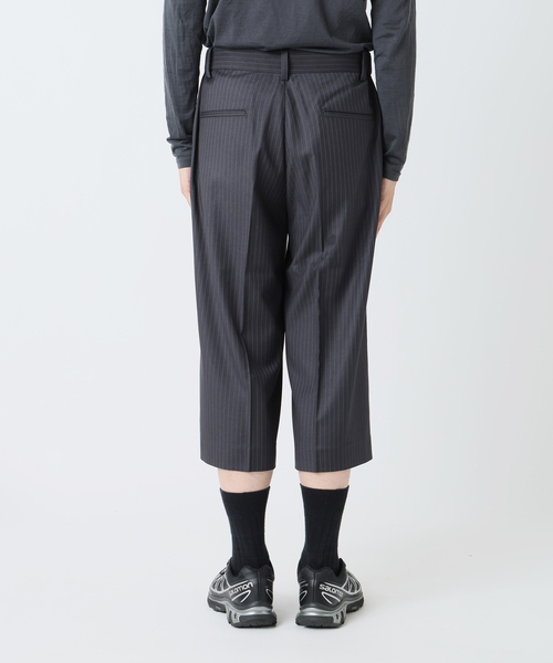 ワイドパンツ パンツ NOCTO ARCHIVE/ノクト アーカイブ 3/4 Stripe Slacks Shorts メンズ レディース | NOCTO ARCHIVE | 05