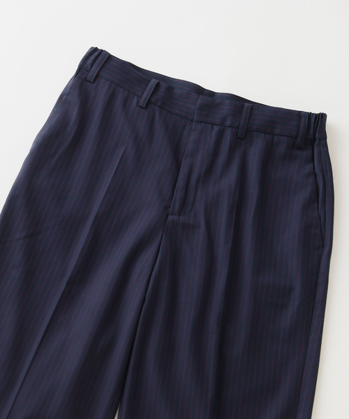ワイドパンツ パンツ NOCTO ARCHIVE/ノクト アーカイブ 3/4 Stripe Slacks Shorts メンズ レディース | NOCTO ARCHIVE | 09