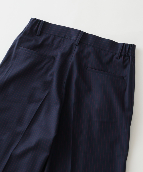 ワイドパンツ パンツ NOCTO ARCHIVE/ノクト アーカイブ 3/4 Stripe Slacks Shorts メンズ レディース | NOCTO ARCHIVE | 12